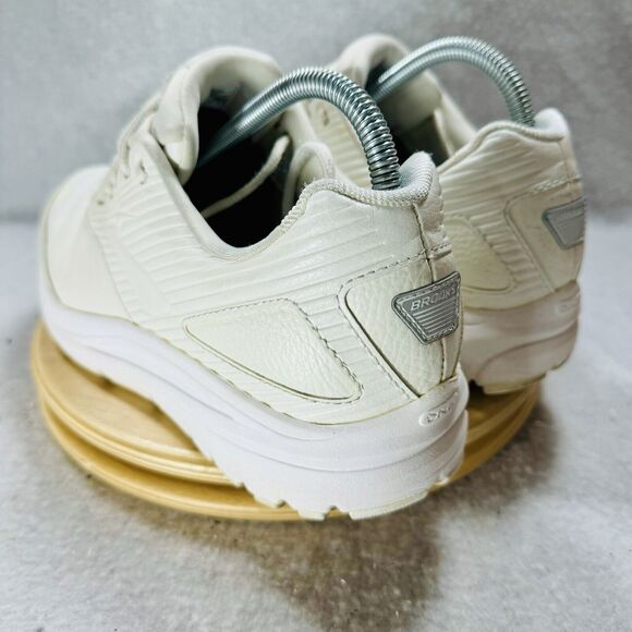 Brooks Addiction Walker 2 Shoes Sneakers Women's Size 10 B White Leather - Picture 5 of 7